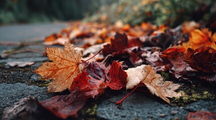 Sal tree leaves drop in autumn