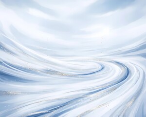 abstract blue background Abstract Blue and White Swirl with Gold Accents Symbolizing Fluid Growth and Success