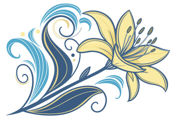 floral design element