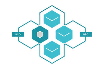 abstract background with house and arrow