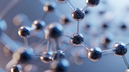 Abstract molecular structure visualization for science, technology and research