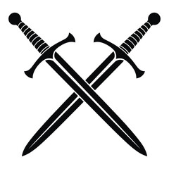 two crossed swords