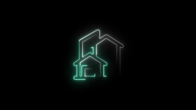 Neon Icon Mega Pack: Home, Cloud, Phone, Like, Speed, Design for Digital & Urban Life