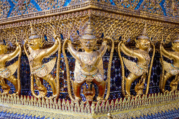 Wat Phra Kaew or Wat Phra Sri Rattana Satsadaram is temple used for various royal ceremonies during reign of King Rama I. It is temple within the Grand Palace. Inside temple is the Emerald Buddha.