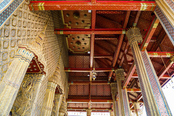 Wat Phra Kaew or Wat Phra Sri Rattana Satsadaram is temple used for various royal ceremonies during reign of King Rama I. It is temple within the Grand Palace. Inside temple is the Emerald Buddha.