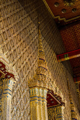 Wat Phra Kaew or Wat Phra Sri Rattana Satsadaram is temple used for various royal ceremonies during reign of King Rama I. It is temple within the Grand Palace. Inside temple is the Emerald Buddha.