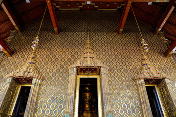 Wat Phra Kaew or Wat Phra Sri Rattana Satsadaram is temple used for various royal ceremonies during reign of King Rama I. It is temple within the Grand Palace. Inside temple is the Emerald Buddha.
