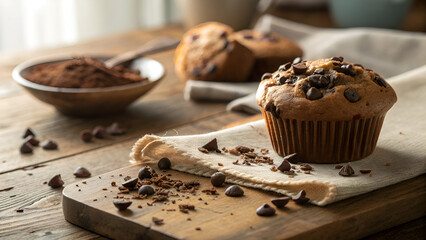 Chocolate chip muffin