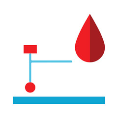 Drag and drop area on white background.