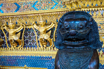 Wat Phra Kaew or Wat Phra Sri Rattana Satsadaram is temple used for various royal ceremonies during reign of King Rama I. It is temple within the Grand Palace. Inside temple is the Emerald Buddha.
