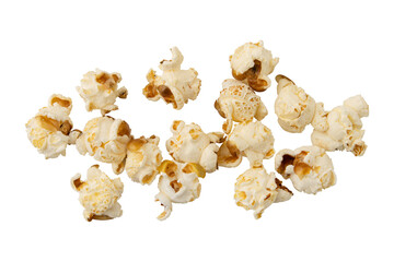 Popcorn isolated on transparent background