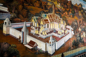 Wat Phra Kaew or Wat Phra Sri Rattana Satsadaram is temple used for various royal ceremonies during reign of King Rama I. It is temple within the Grand Palace. Inside temple is the Emerald Buddha.