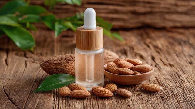 Mandelic acid products with AHA and bitter almond for trendy exfoliation treating acne pigmentation aging and sensitive skin