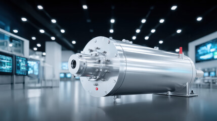 Plasma, A prototype plasma ion thruster engine designed for space exploration and propulsion applications.