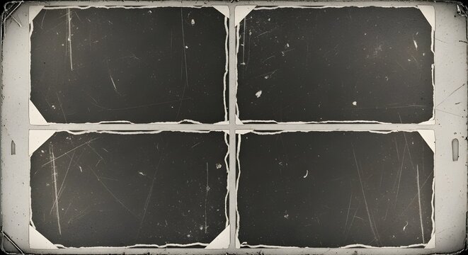 Paquete de texturas de escaneo de pel&iacute;cula vintage Superposiciones sucias con polvo y rayones