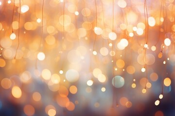 Fairy lights pattern bokeh effect background backgrounds lighting glitter.