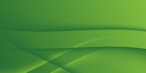 Fototapeta premium Abstract green wavy background. Vector EPS 10