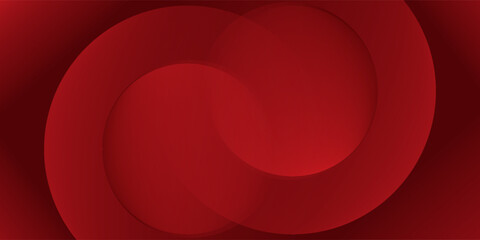 Red abstract background. Dynamic shapes composition. Eps10 vector