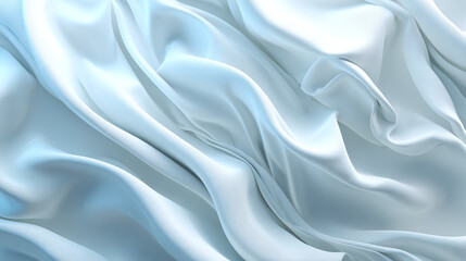 Fototapeta premium Flowing fabric creating beautiful and elegant forms with light effects