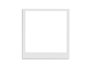 Blank polaroid card vector file PNG overlay background