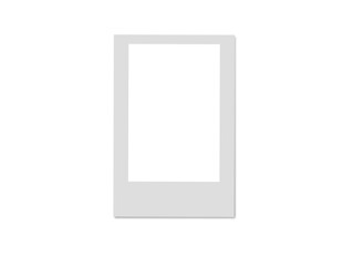 Blank polaroid card vector file PNG overlay background