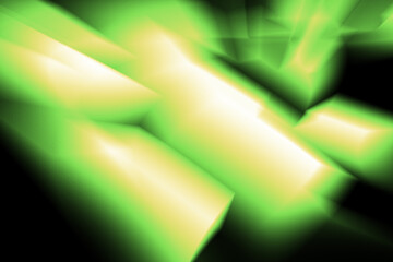 Obraz premium abstract retro yellow and green glowing background, Y2K wallpaper