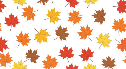 Fototapeta premium Autumn leaves pattern
