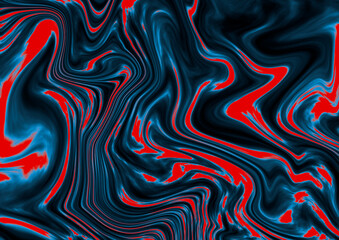 赤と黒の恐怖のマーブル模様の背景画像