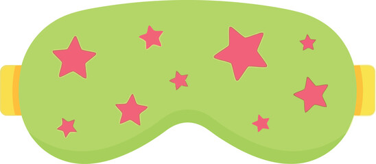 Cute star pattern sleep mask for restful nights