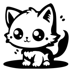 Cat Vector Silhouette 13