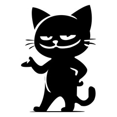 Cat Vector Silhouette 18