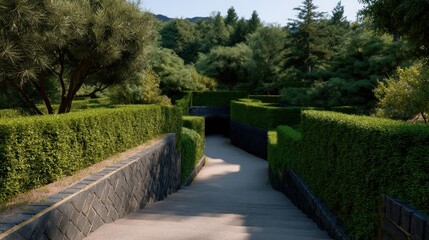 Enchanting Playground with Hidden Tunnels and Secret Passages Amidst Greenery