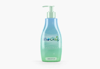 Shampoo Bottle Mockup