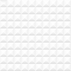 3D pyramid pattern background. Abstract geometric design texture. White abstract texture. Vector illustration
