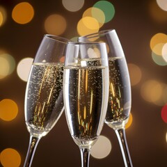 glasses of champagne