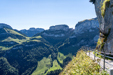 mountain landscape in the mountains of switzerland