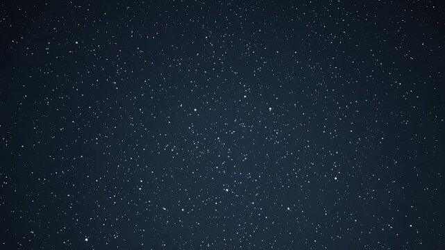 Minimal starry night background with slow diagonal drift and delicate twinkle