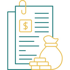 Finance Report Icon