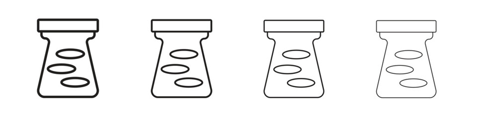 Cookies jar icon. Simple graphic element set