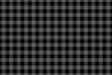 クリスマスの黒いチェックの背景イラスト