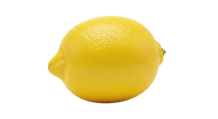 Isolated citrus fruit lemon with bumpy surface, ready to be squeezed or juiced or sliced