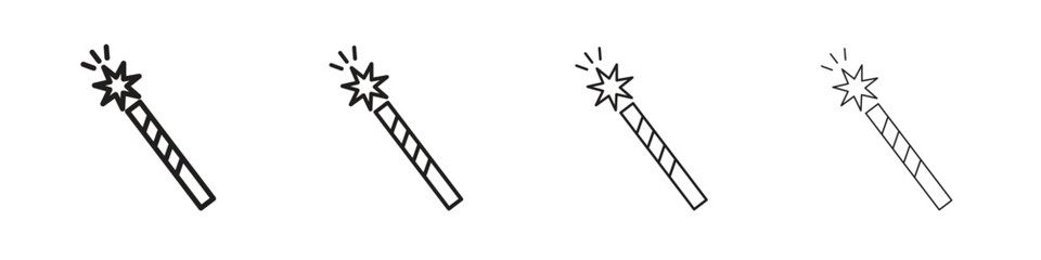 Enhance icon. Simple graphic element set