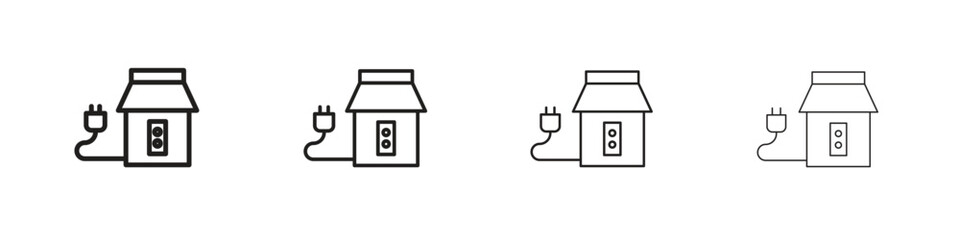 Garbage disposal icon. Simple graphic element set