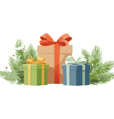 Christmas vectors presents
