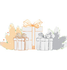Christmas vectors presents

