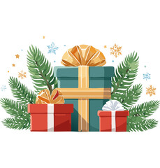 Christmas vectors presents