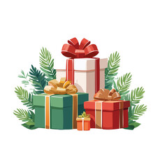 Christmas vectors presents