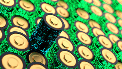 Abstract Battery supply. Technology and innovations in energy sector	
