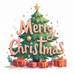 かわいいメリークリスマスツリー｜Cute Merry Christmas Tree