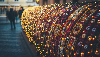 Colorful Christmas Bokeh Lights